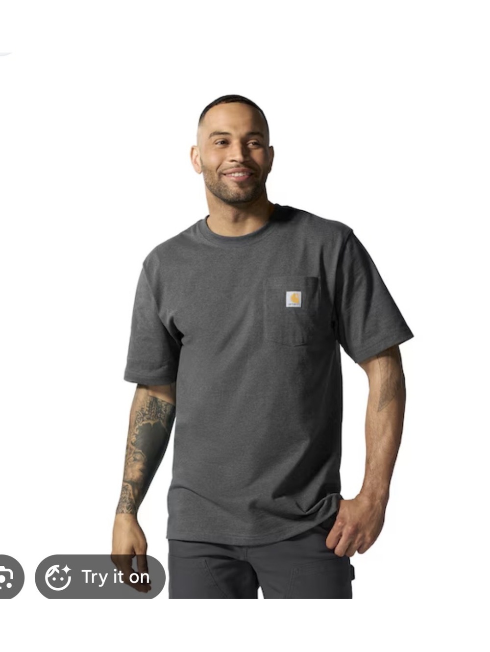 Carhartt Dark Gray Short Sleeve Tee